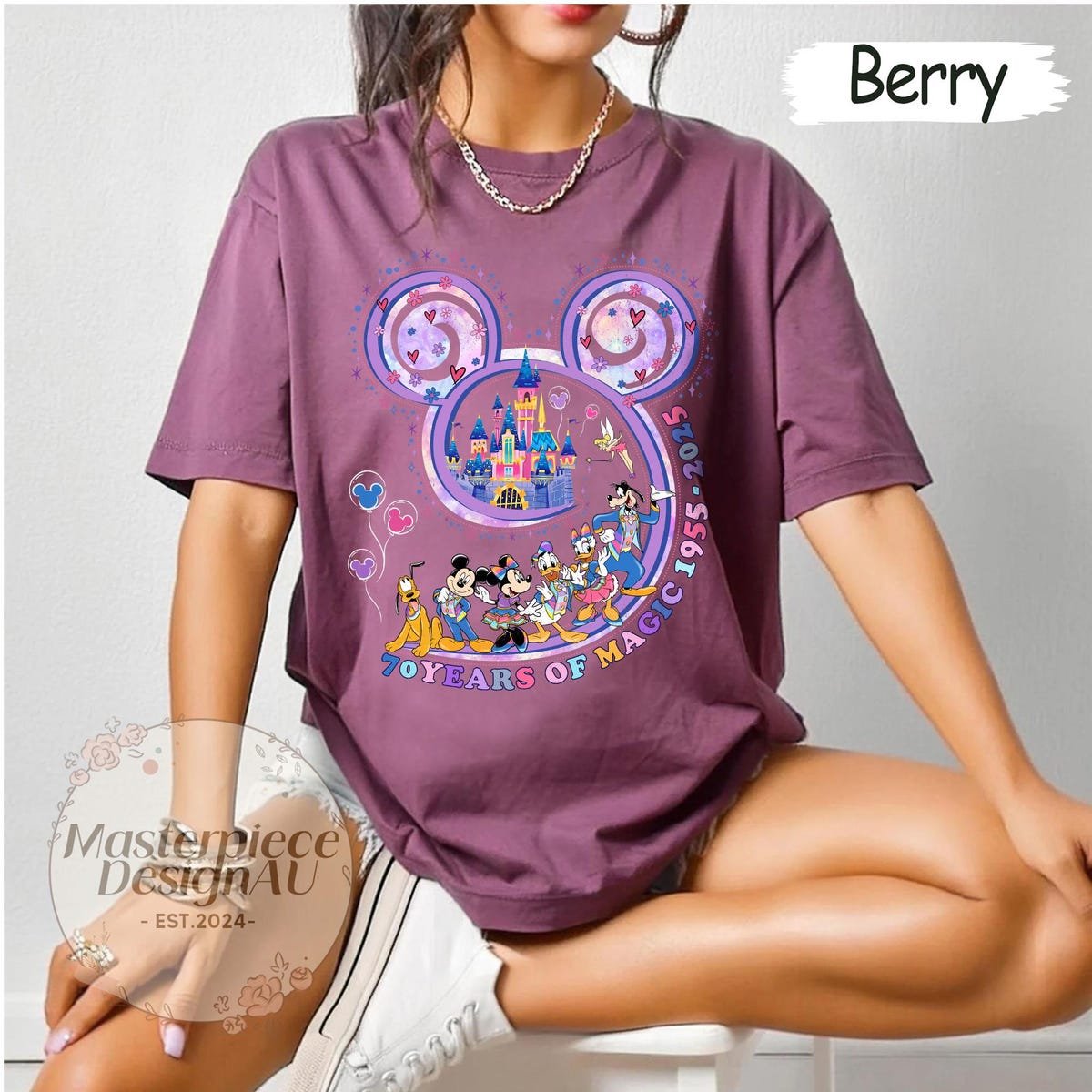Retro Disneyland 70th Anniversary Shirt 2025 - 70 Years of Magic