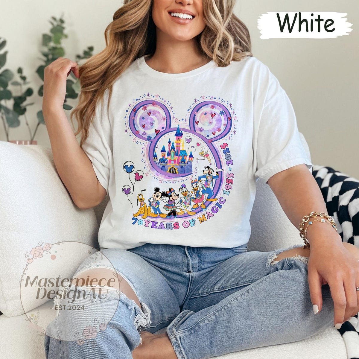 Retro Disneyland 70th Anniversary Shirt 2025 - 70 Years of Magic