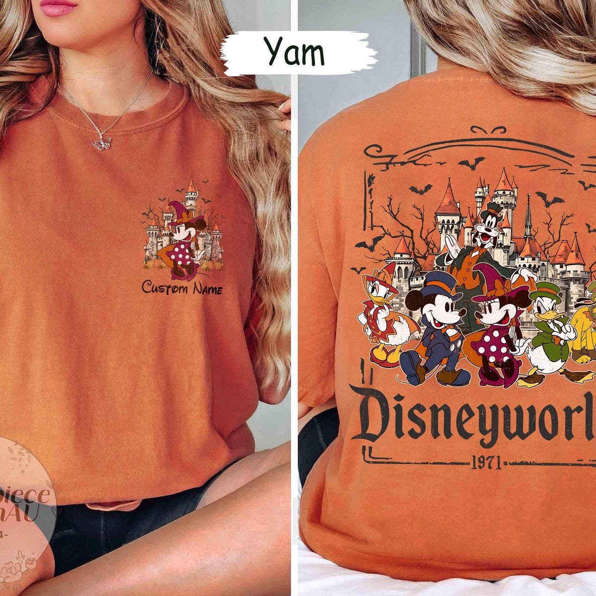 Retro Disneyworld Shirt 1971 Mickey Halloween WDW Family Costume 2025