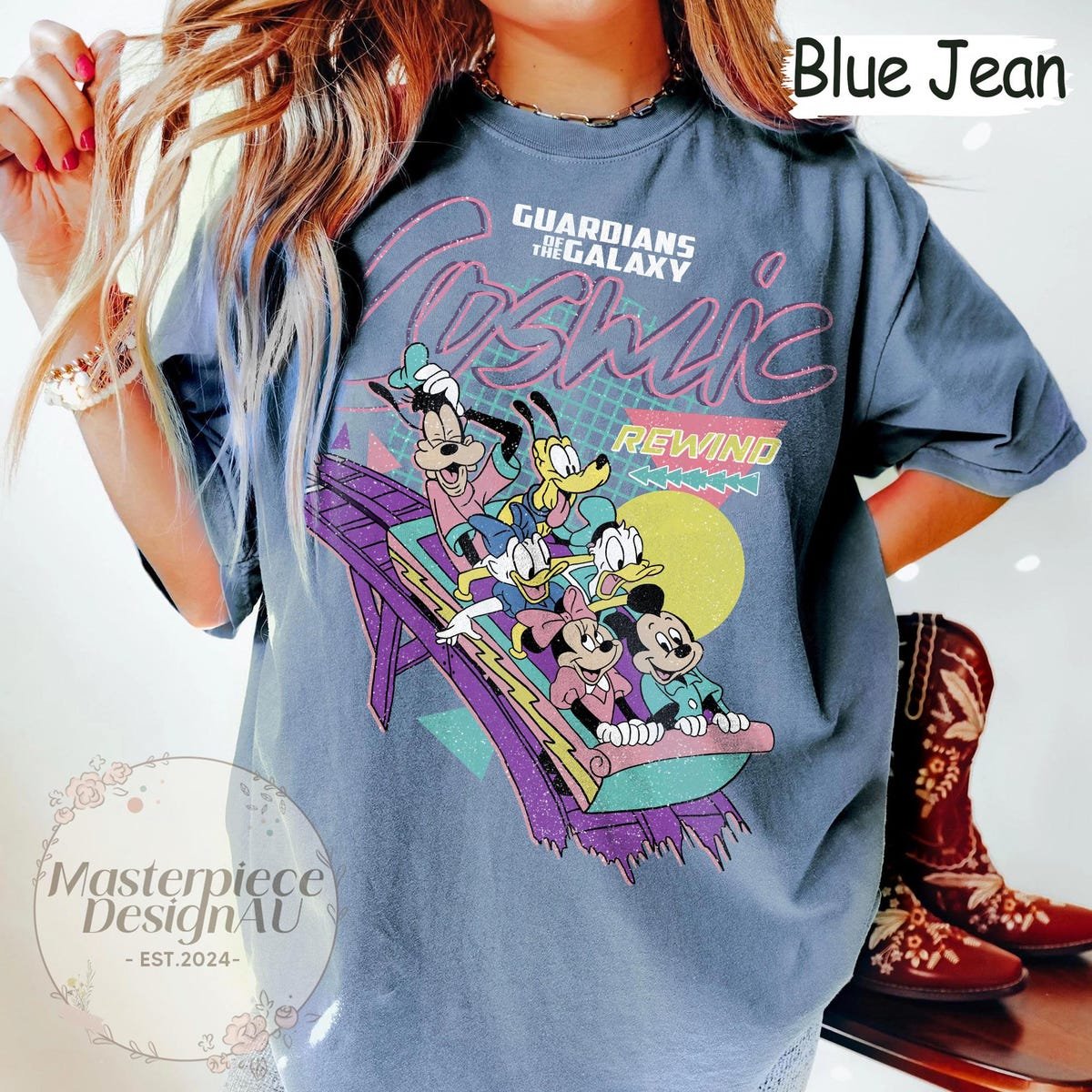 Retro Guardians Galaxy Rewind Shirt Vintage Disney Ride Tee 2025 Vacation