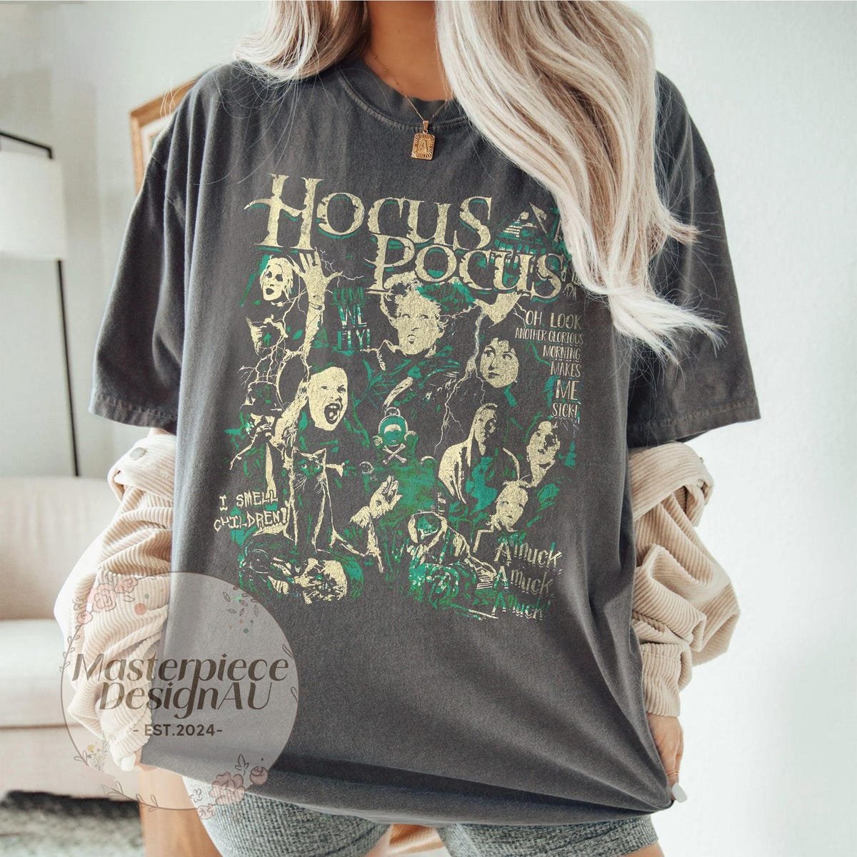 Retro Hocus Pocus Shirt Sanderson Sisters Halloween Tee Vintage Style