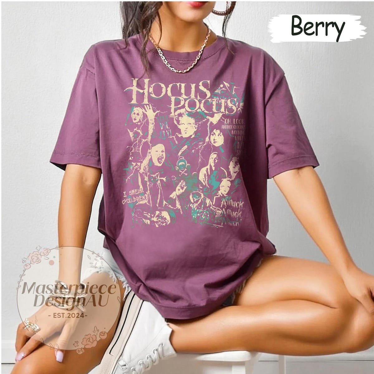 Retro Hocus Pocus Shirt Sanderson Sisters Halloween Tee Vintage Style
