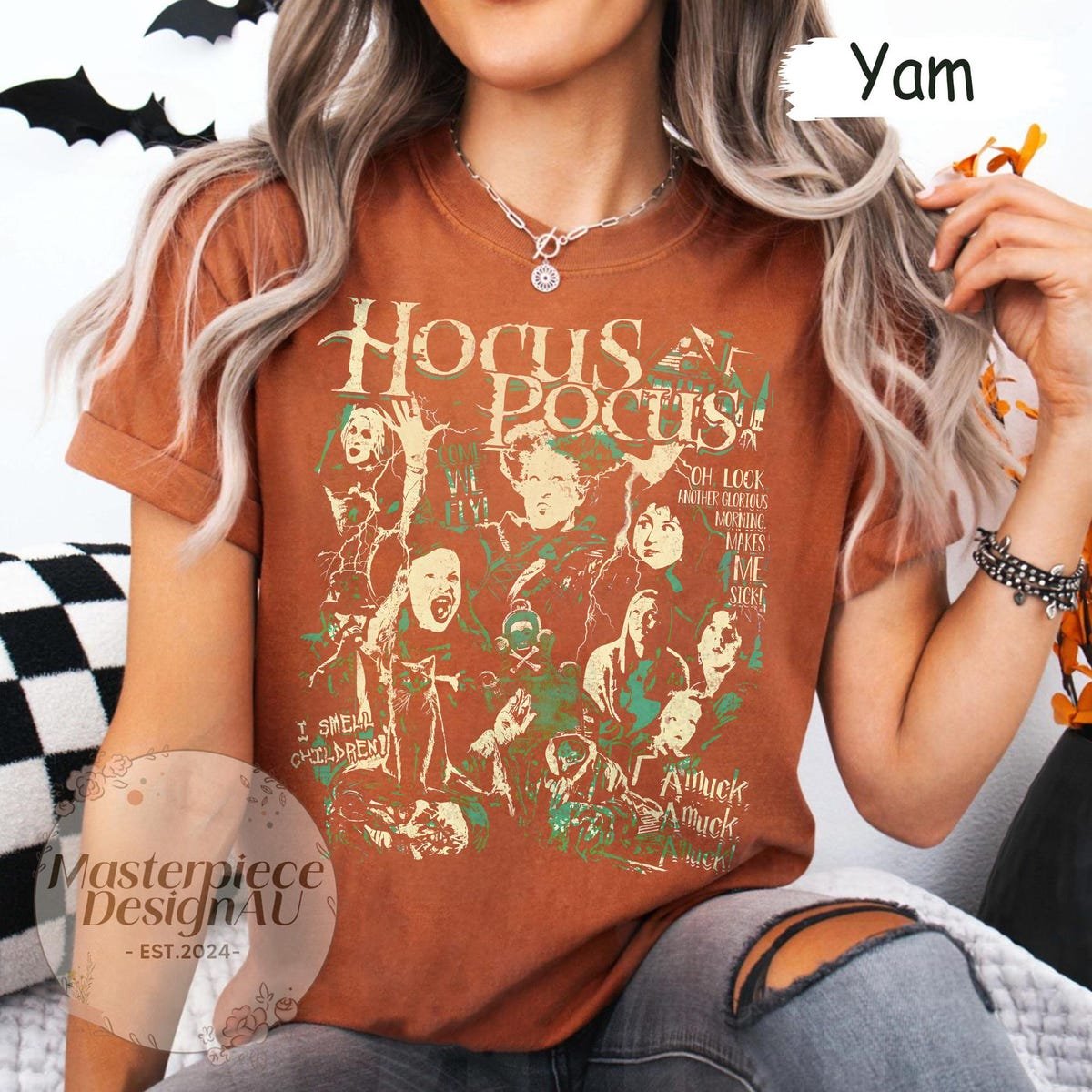 Retro Hocus Pocus Shirt Sanderson Sisters Halloween Tee Vintage Style