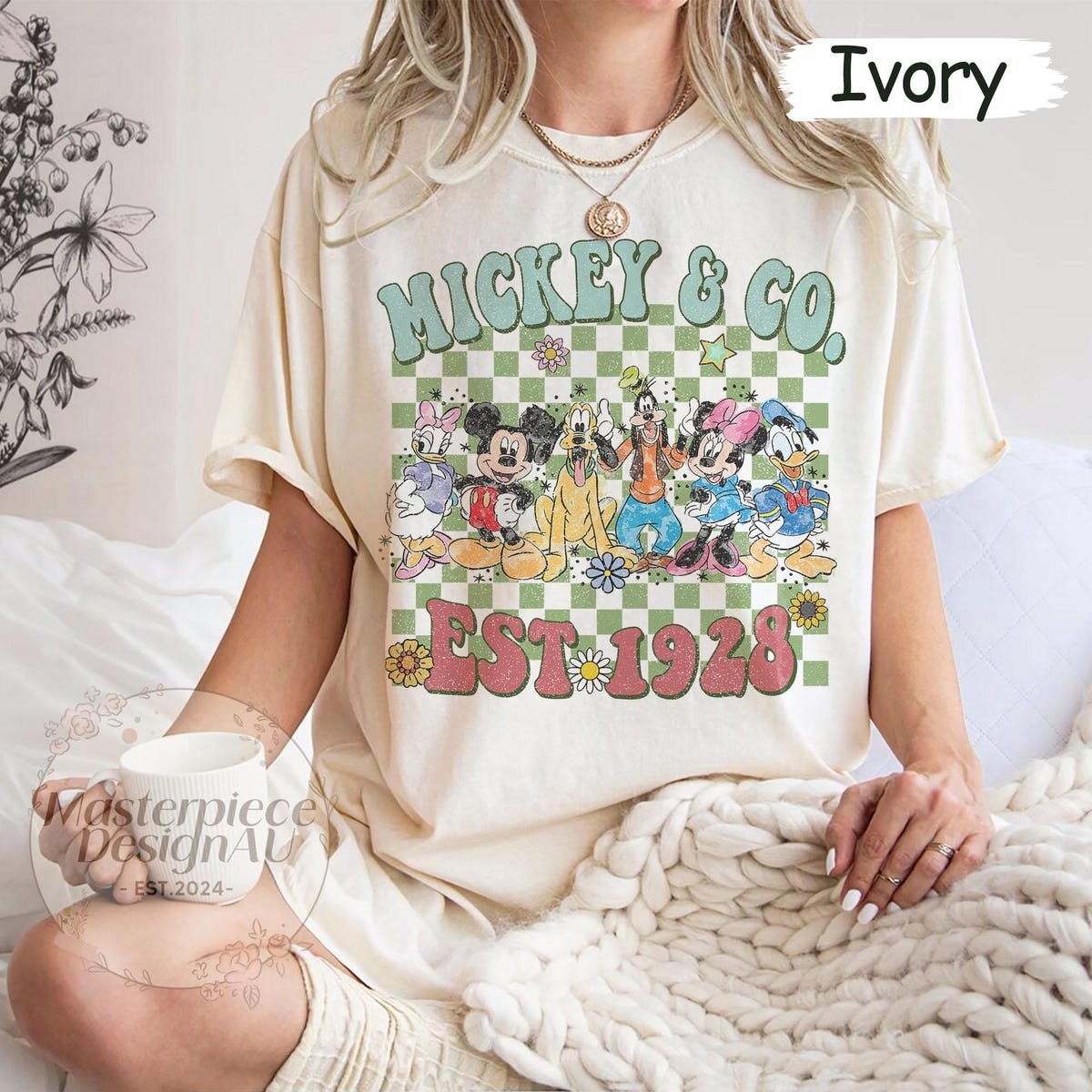 Retro Mickey And Co 1928 Disney Shirt Disneyland Disneyworld Tee