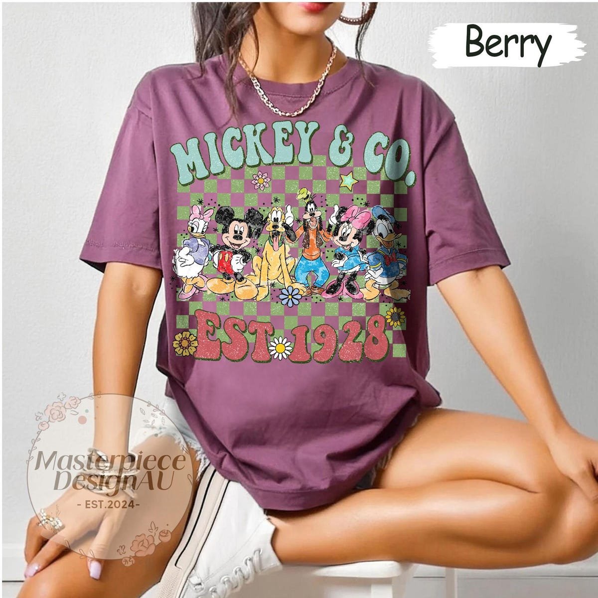 Retro Mickey And Co 1928 Disney Shirt Disneyland Disneyworld Tee
