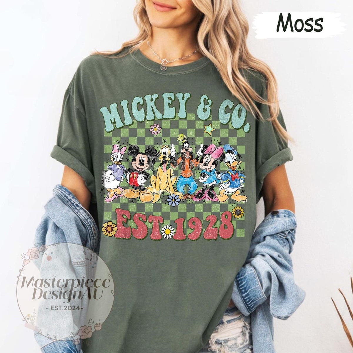 Retro Mickey And Co 1928 Disney Shirt Disneyland Disneyworld Tee