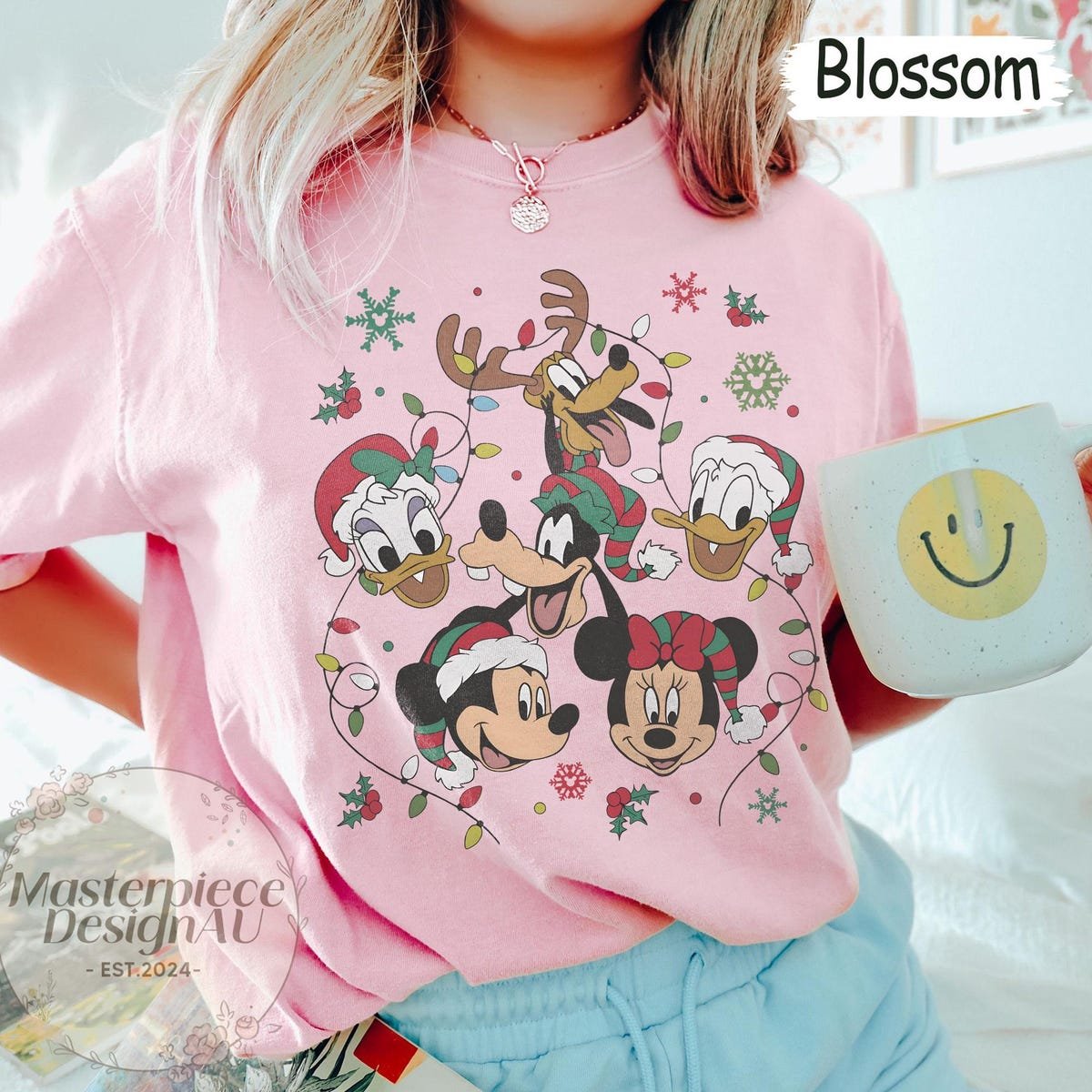 Retro Mickey Christmas Shirt Disney Family Matching Tee