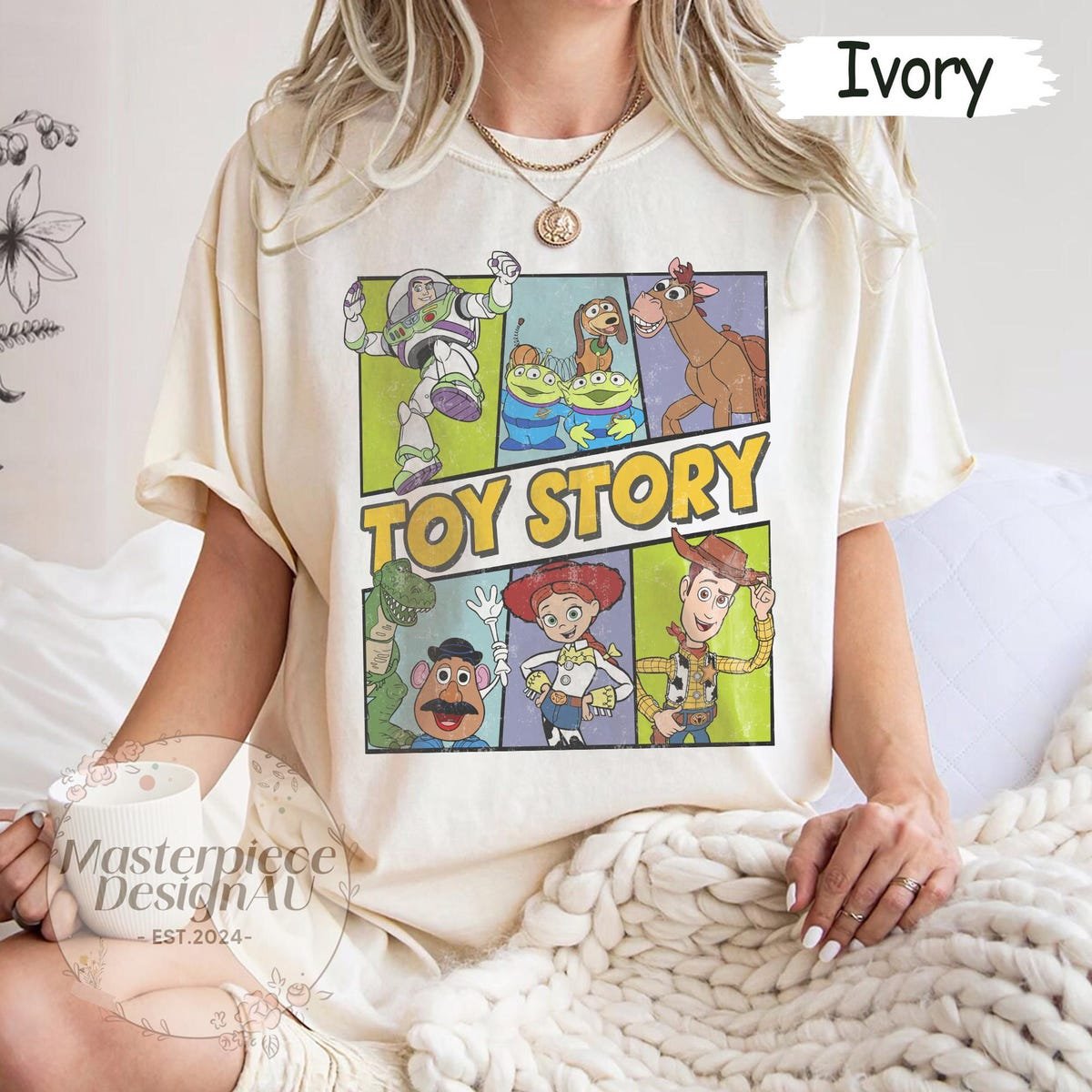 Retro Toy Story Shirt Woody Buzz Vintage Pixar Tee