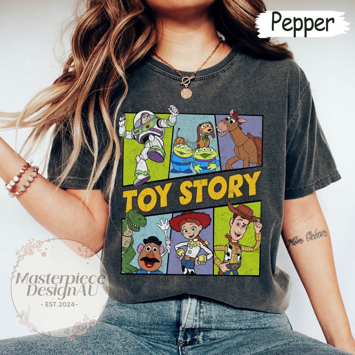 Retro Toy Story Shirt Woody Buzz Vintage Pixar Tee