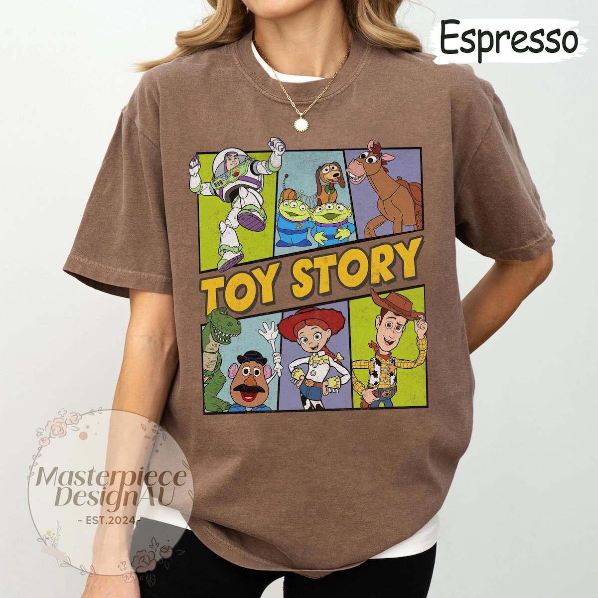 Retro Toy Story Shirt Woody Buzz Vintage Pixar Tee