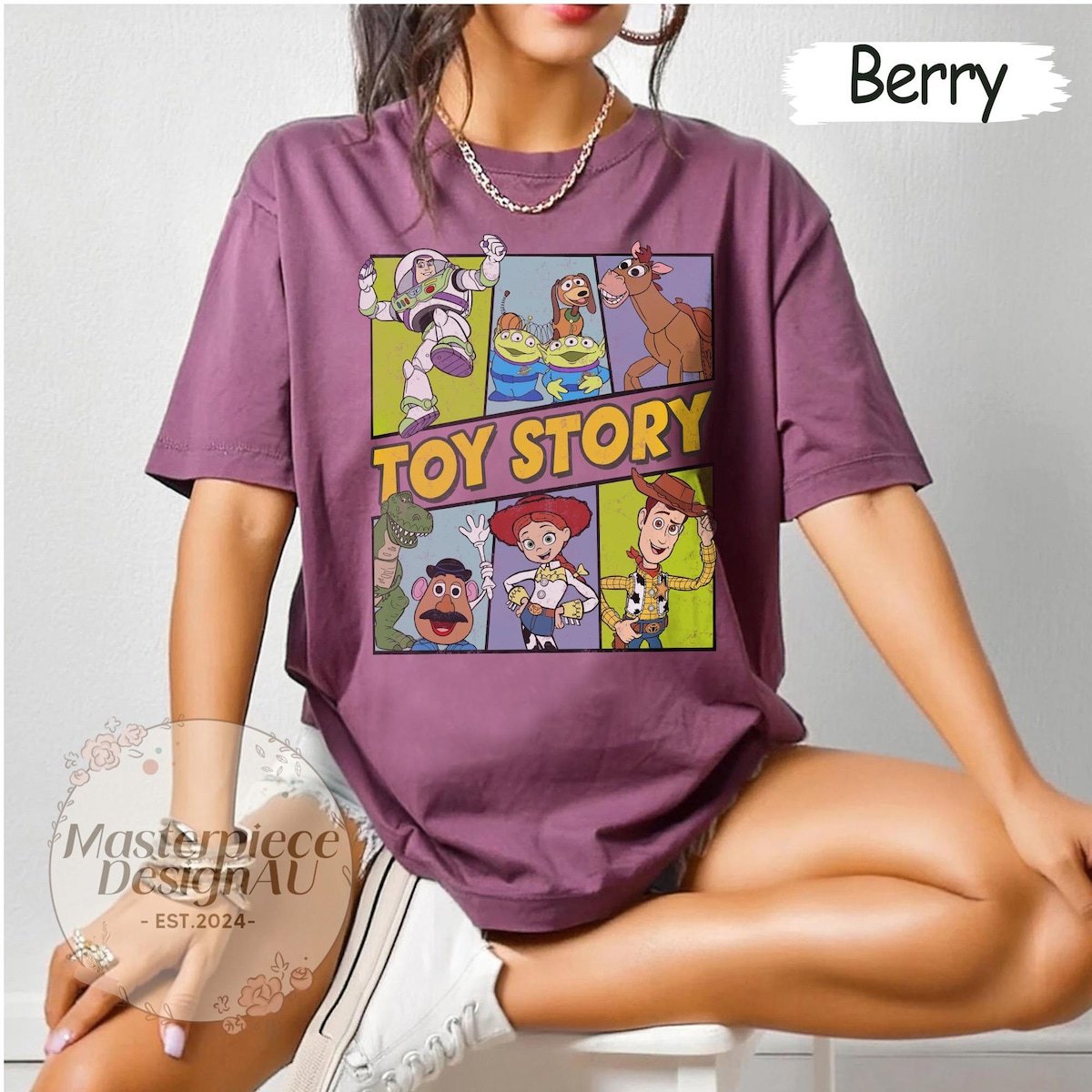 Retro Toy Story Shirt Woody Buzz Vintage Pixar Tee