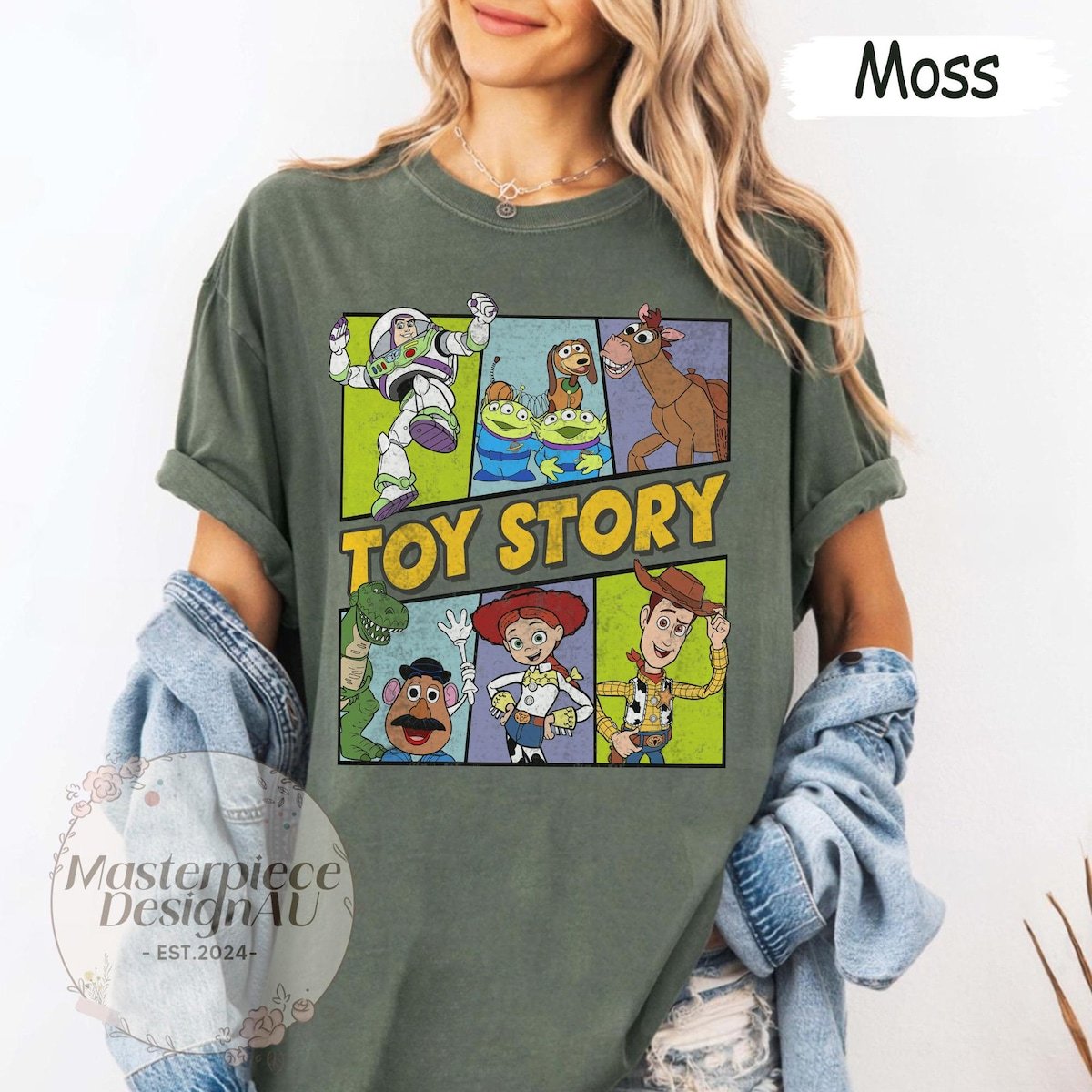 Retro Toy Story Shirt Woody Buzz Vintage Pixar Tee