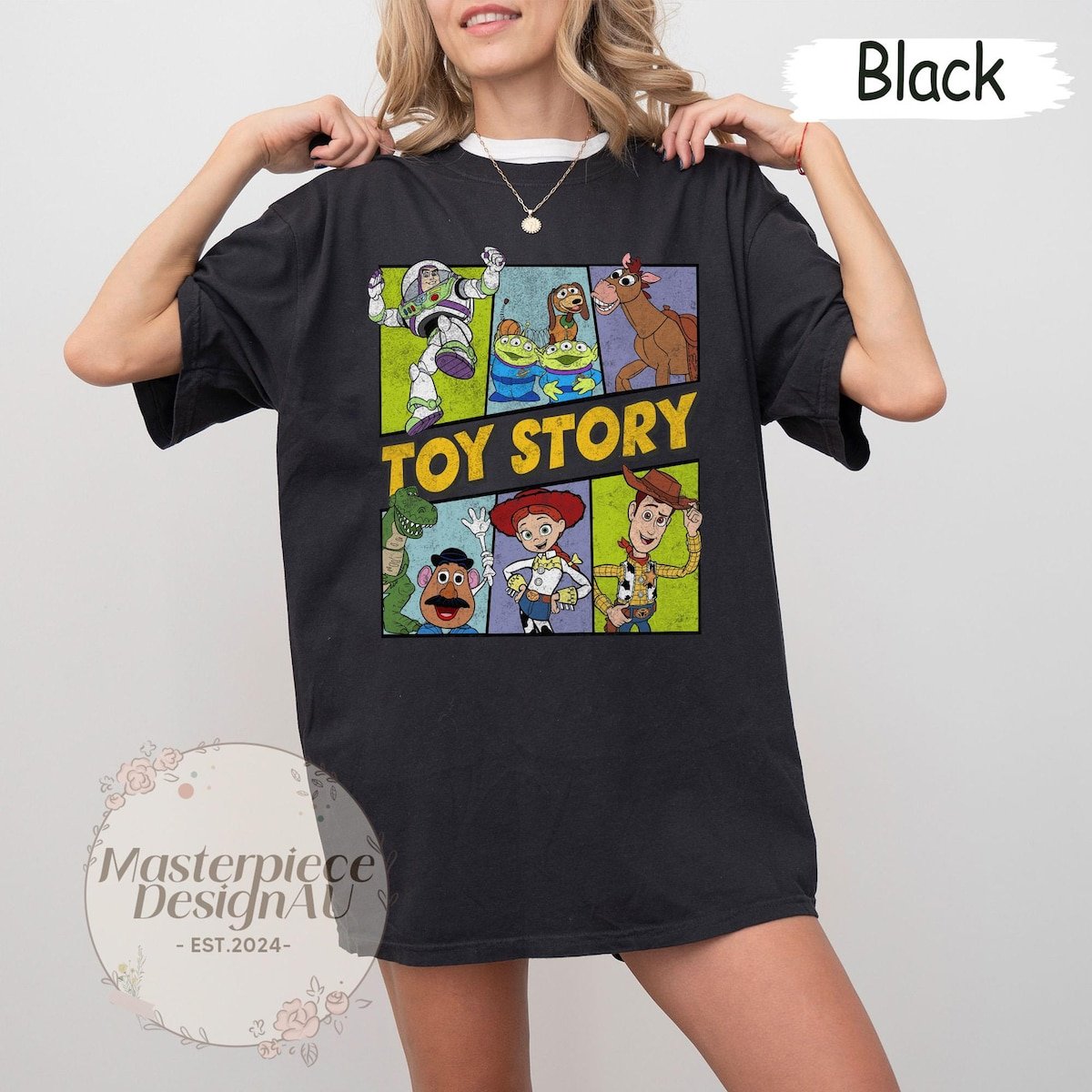 Retro Toy Story Shirt Woody Buzz Vintage Pixar Tee
