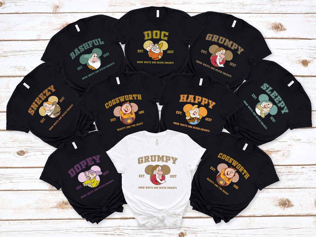 Snow White Disney Group Trip Shirt Family Costume Tee