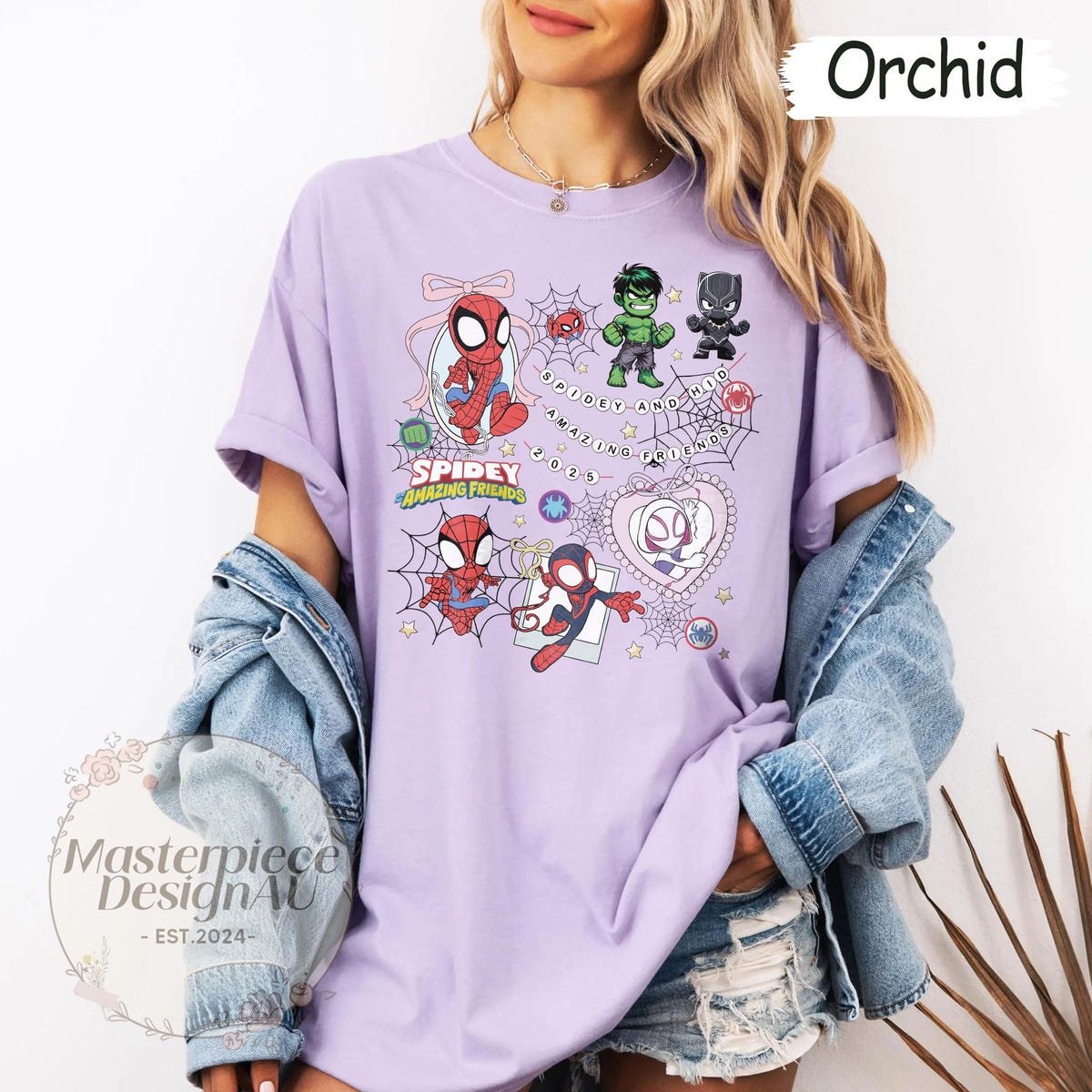 Spiderman Retro Shirt Marvel Avengers Comic Tee Vintage Style