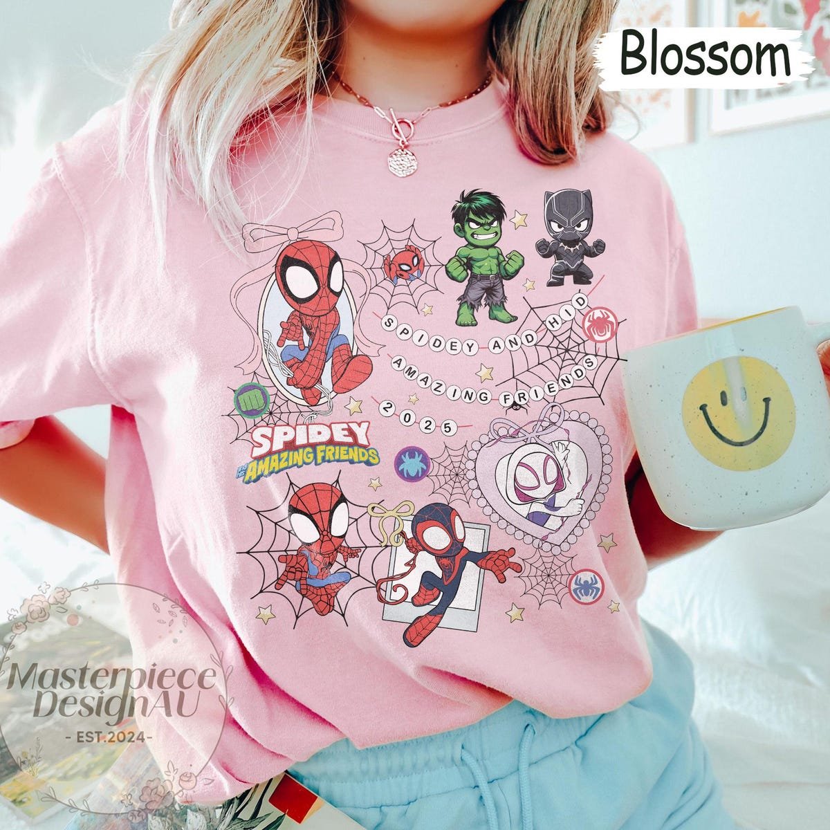 Spiderman Retro Shirt Marvel Avengers Comic Tee Vintage Style
