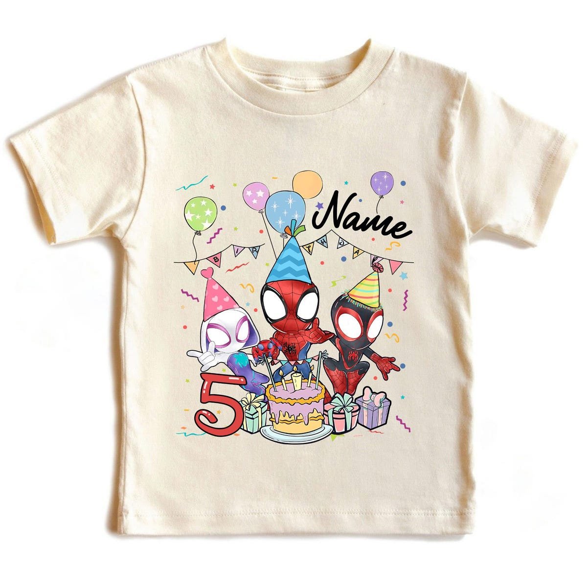 Spidey Birthday Shirts Custom Marvel Family Trip Gift