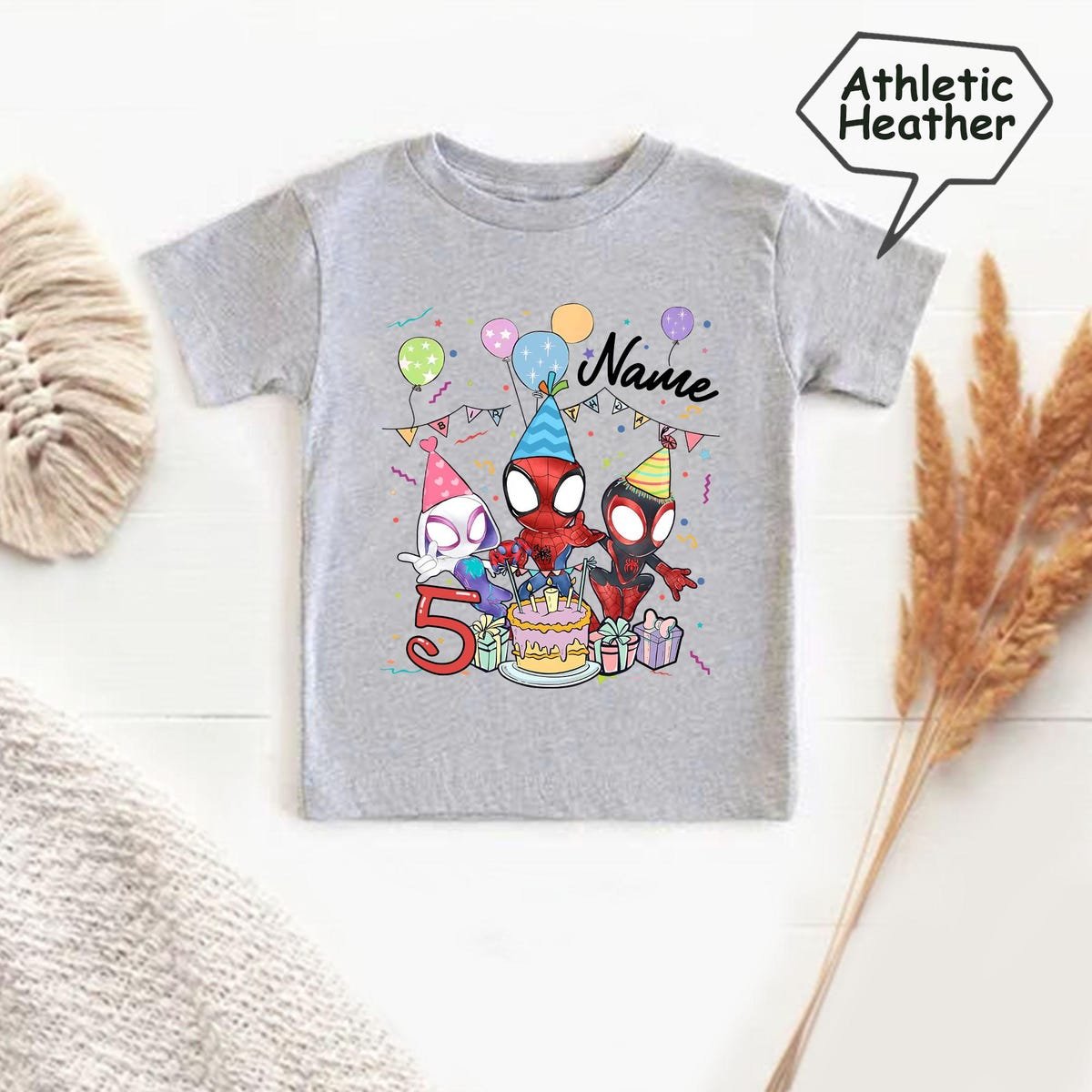 Spidey Birthday Shirts Custom Marvel Family Trip Gift