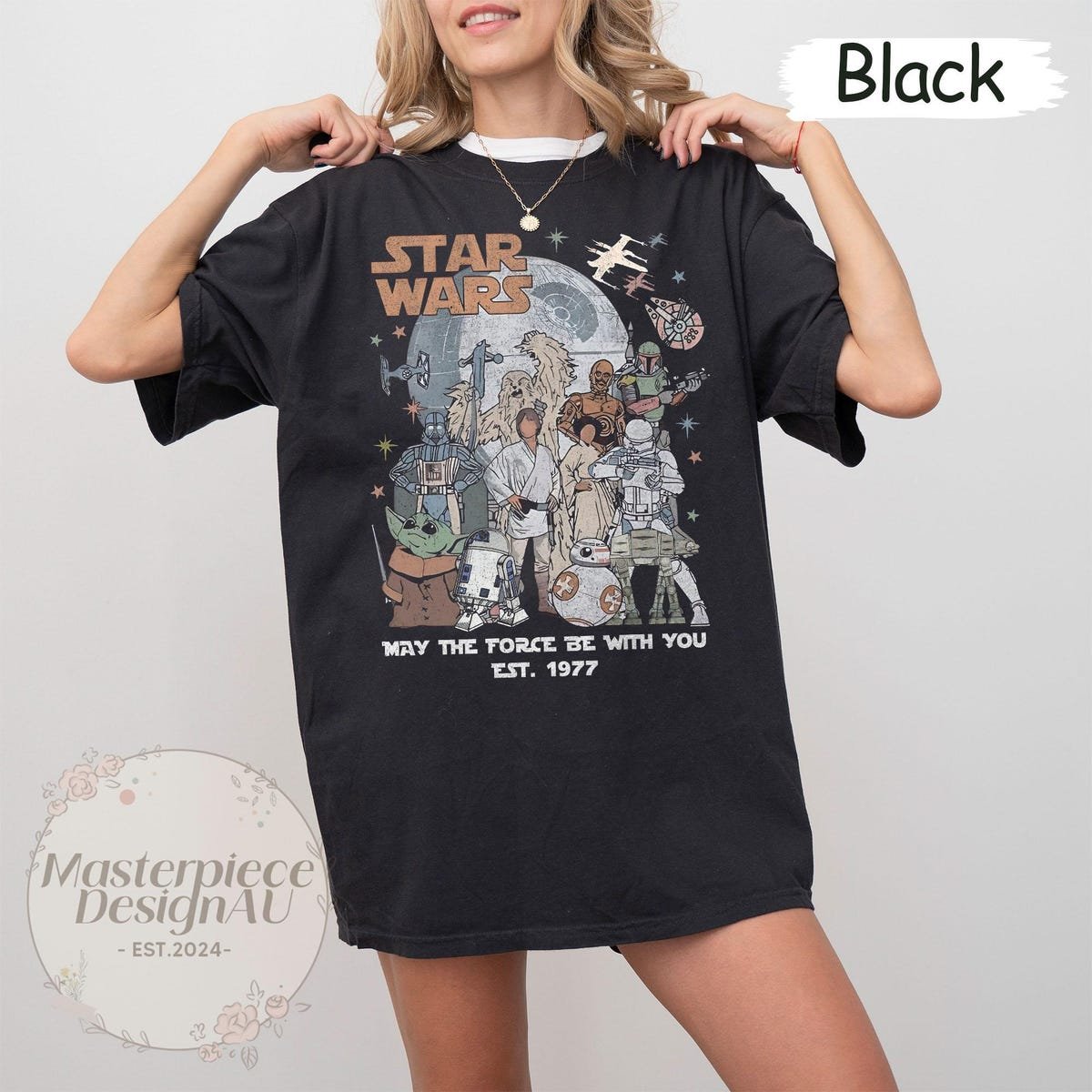Star Wars Vintage Shirt Disney Darth Vader Tee Galaxy Edge Disneyland