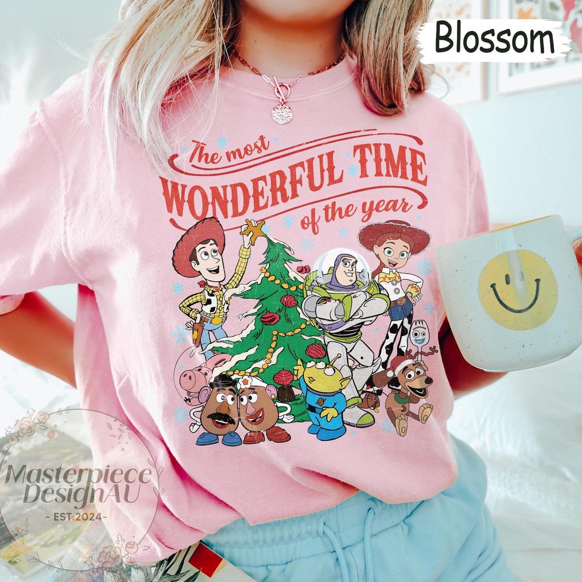Toy Story Christmas Shirt Disney Holiday Family Matching Tee