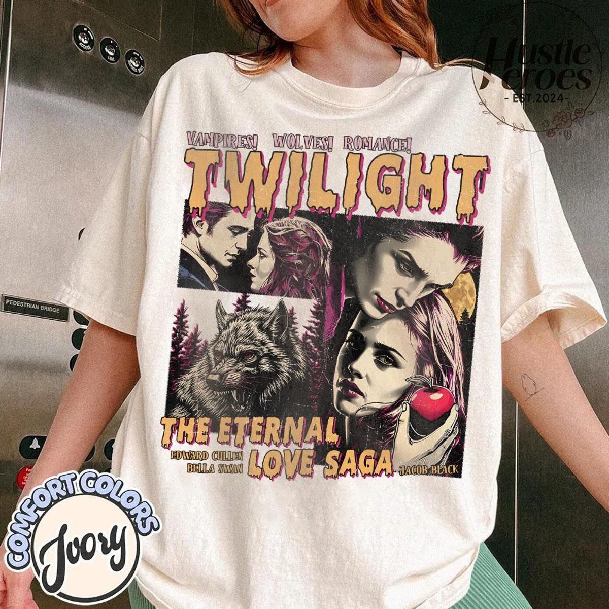 Twilight Saga Vintage Shirt Vampire Fan Tee Book Lover Gift