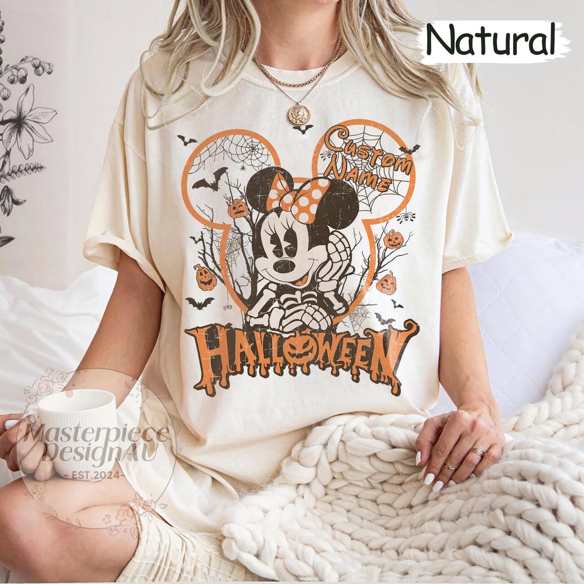 Vintage Disney Halloween Shirt Mickey Friends Family Trip Tee