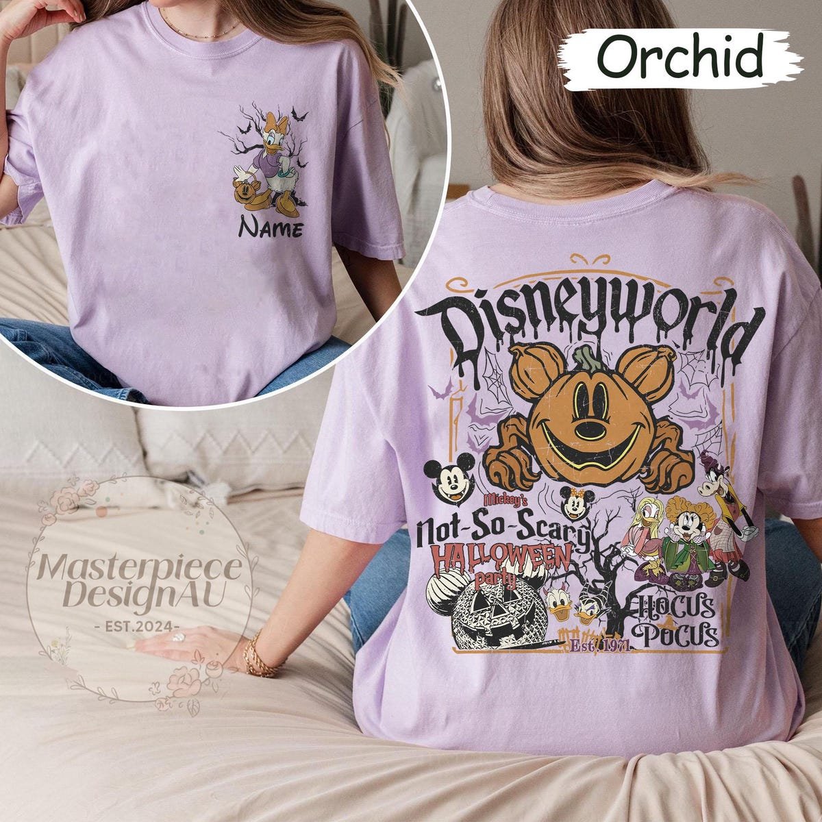 Vintage Disney Halloween Shirt Mickey Party Tee Spooky Disney Trip