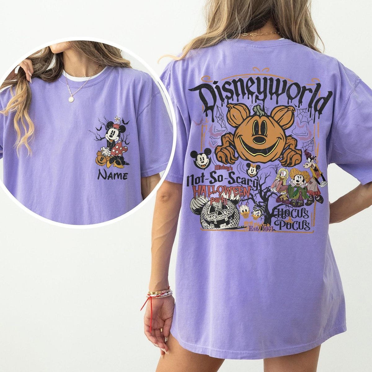 Vintage Disney Halloween Shirt Mickey Party Tee Spooky Disney Trip