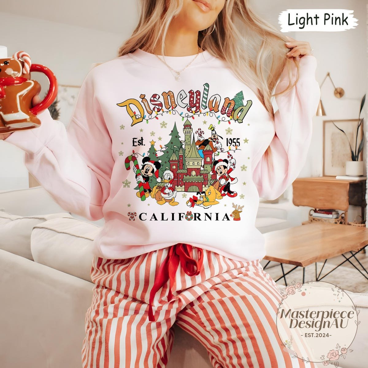Vintage Mickey Christmas Shirt Disney Family Holiday Gift